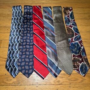 Vintage Men's Tie Collection - Multicolor Set